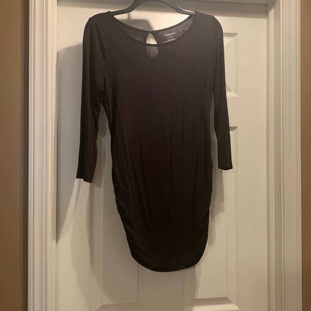Black maternity shirt